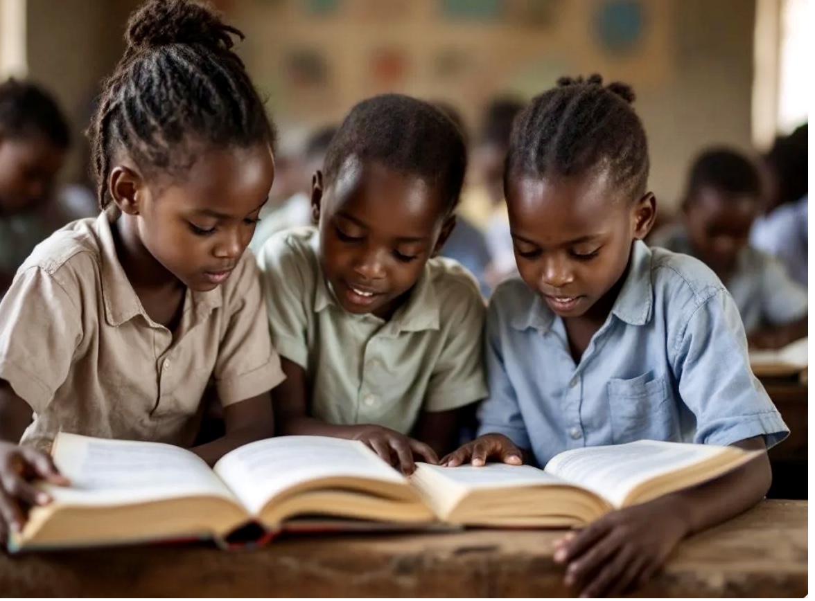Children in school uniforms in Cap-Haïtien